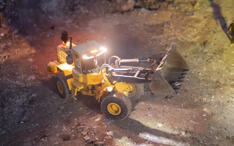 Excavation and earthworks at a site